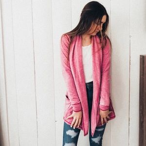 Lucky Brand Pink Cardigan Jacket size XS